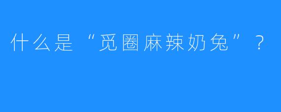 什么是“觅圈麻辣奶兔”？